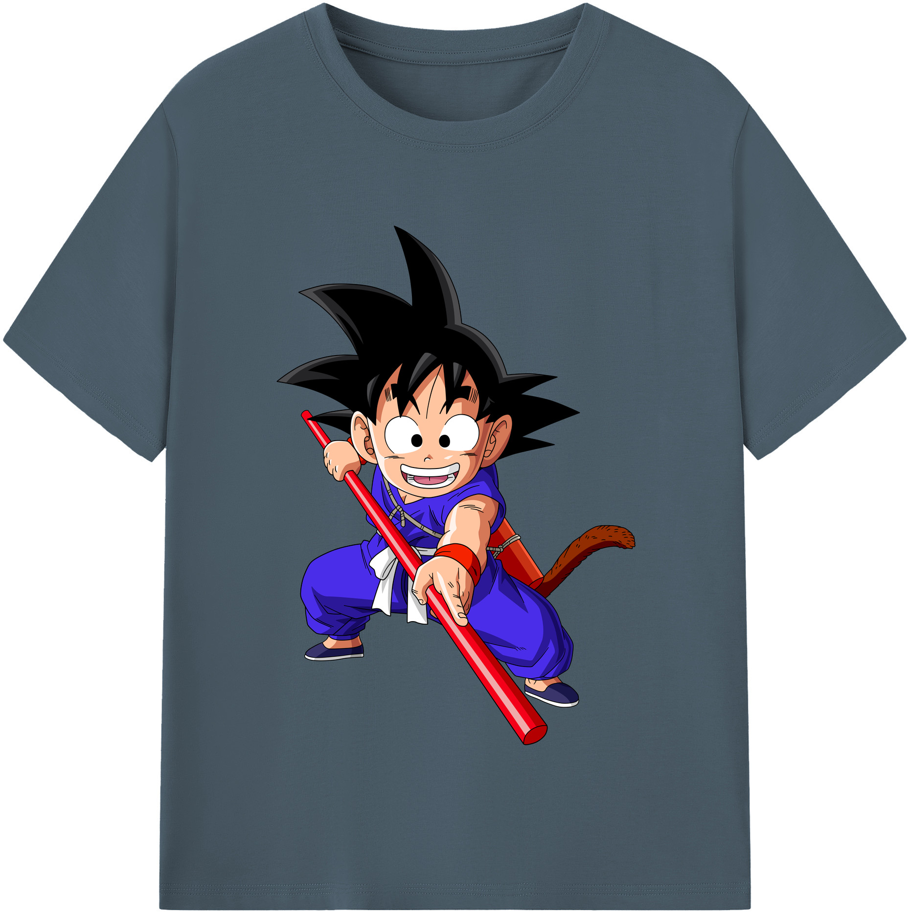 （画像用） ドラゴンボール 孫悟空（そん ごくう）Son Goku カカロット DRAGON BALL Kakarotto 綿100％半袖Tシャツ（フロントプリント）